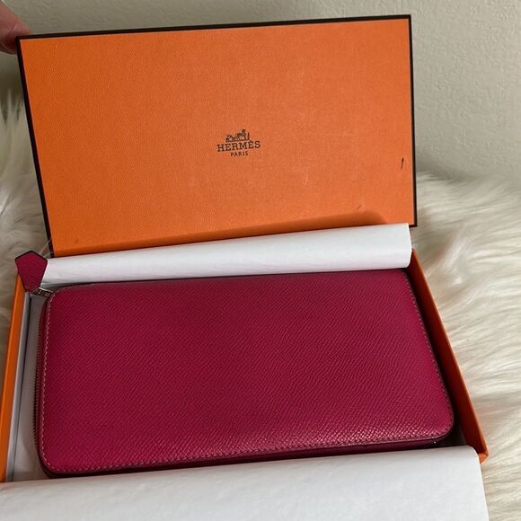 💯Authentic Hermes Azap zipped Long Wallet 🍀 - Picture 1 of 16